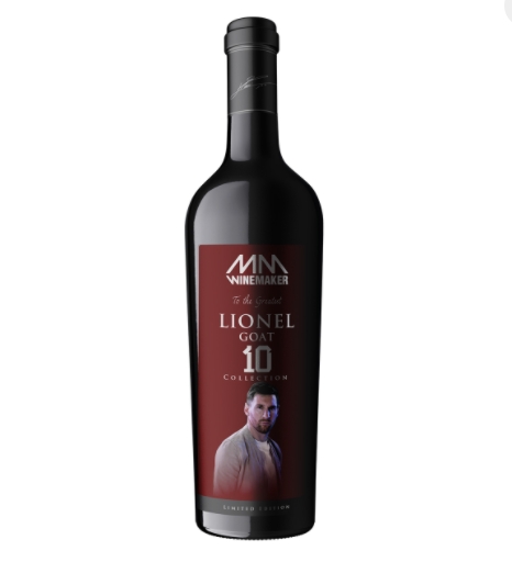 世界足球运动员莱昂内尔·梅西 (Lionel Messi) 向市场推出自己的意大利葡萄酒